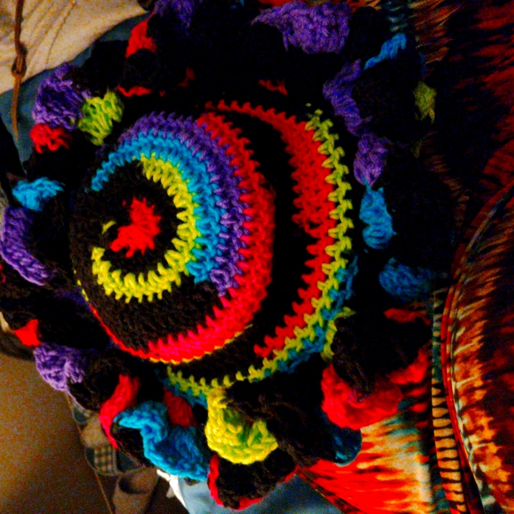 Hand made ruffles hat